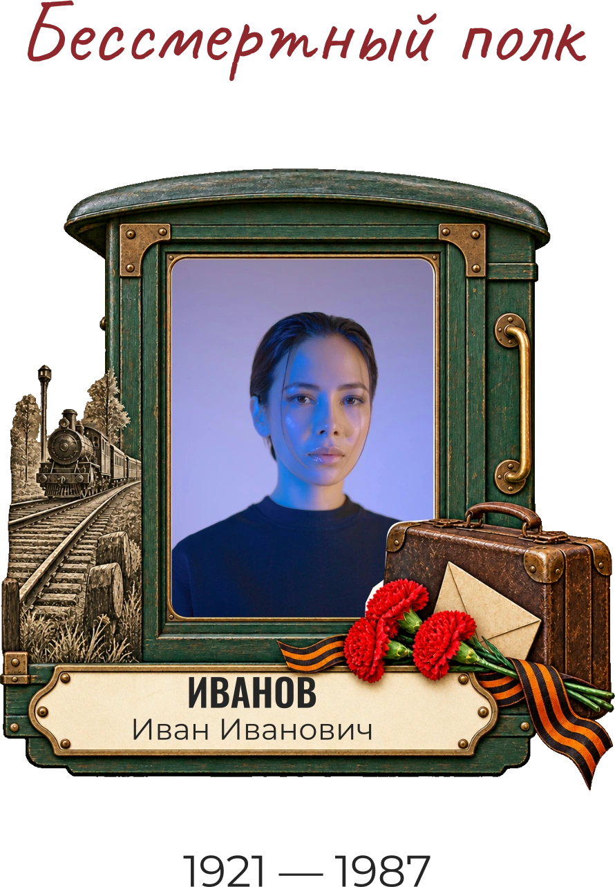 Дорога домой — шаблон для печати